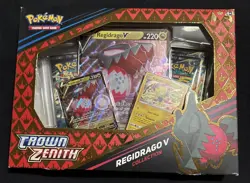 Pokemon TCG Crown Zenith Regidrago V Collection Box Sealed Pokemon Box NEW!!! - Image 1