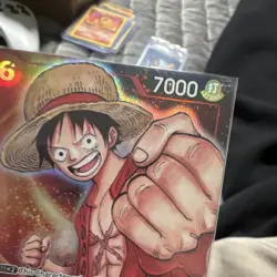 BANDAI ONE PIECE CCG PROMO MONKEY.D.LUFFY P-001 FOIL PROMOTION 7000 POWER RUSH - Image 3