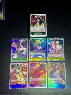 One Piece TCG English SR & Foil Lot - Image 1