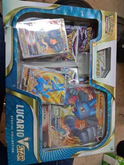 Pokemon TCG Lucario VSTAR Special Collection Box Sealed - Image 1