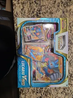 Pokemon TCG Sword & Shield Lucario VStar Special Collection Factory NEW / SEALED - Image 1