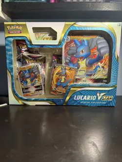 Pokemon TCG Sword & Shield Lucario VStar Special Collection Factory NEW / SEALED - Image 1