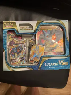 Pokemon TCG Lucario VSTAR Special Collection Box Sealed - Image 1