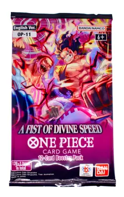 One Piece Card Game: [OP11] A Fist Of Divine Speed Booster Pack x1 - Image 1