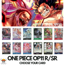One Piece Choose Your Card OP11 A Fist of Divine Speed Rare & SR English NM - Image 1