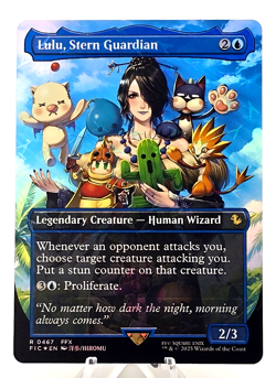 Lulu, Stern Guardian (Chocobo Track Foil) - MTG: FINAL FANTASY #467 - Image 3