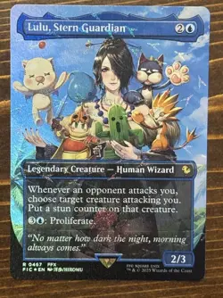 Lulu, Stern Guardian (Chocobo Track Foil) - MTG: FINAL FANTASY #467 - Image 1