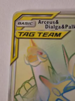 Arceus & Dialga & Palkia GX Secret Rare 258/236 Pokemon Cosmic Eclipse (NM) - Image 2