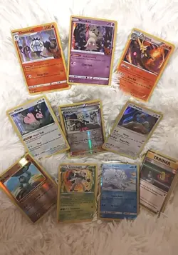 Pokemon Card Lot Of 10 Some Holo Cards - Image 2