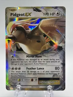 Pidgeot EX - 64/108 - Pokemon Evolutions XY Ultra Rare Card NM - Image 1