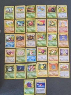 Complete Pokemon 32 Card 1st Ed Jungle Common/Uncommon Set - Image 1