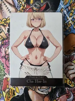 Cha Hae-In Solo Leveling Goddess Story Waifu Anime Custom Card - Image 1
