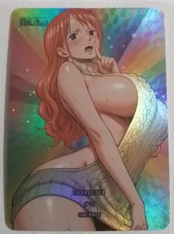 One Piece Nami - Double Sided ACG Waifu Sexy Anime Card - Image 1
