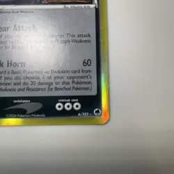 Pokemon Nidoking TCG Reverse Holo Rare EX Dragon Frontiers Card 6/101 Stamped - Image 5