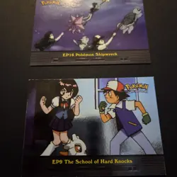 2000 Topps Pokemon TV Animation Series Cards - lot of 2 - EP9 & EP16 - LP / NM - Image 4