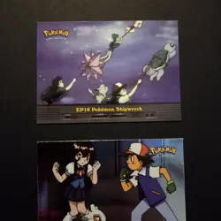 2000 Topps Pokemon TV Animation Series Cards - lot of 2 - EP9 & EP16 - LP / NM - Image 5