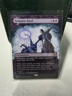 Sanguine Bond #35 (NM) Wilds of Eldraine WOT Magic MTG Regular - Image 1