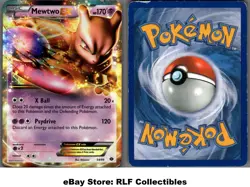 2012 Pokemon, B&W Next Destinies, #54/99 Mewtwo EX, Holo Ultra Rare - Image 1
