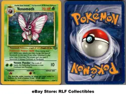 1999 Pokemon, Jungle, #13/64 Venomoth, Holo Rare - Image 1