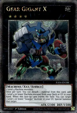 Gear Gigant X 1st Ed Quarter Century RA04-EN188 Yu-Gi-Oh! - Image 1