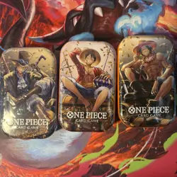 Bandai Namco One Piece Card Game - Tin Pack Set Vol.2(TS-02, OP-13) Lot Of 3(x3) - Image 1