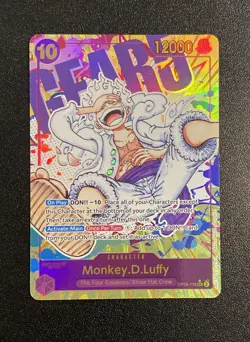 One Piece TCG OP05-119 Monkey D. Luffy Gear 5 Parallel SEC Alt Art English - Image 1