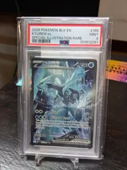 Pokemon TCG Kyurem EX Black Bolt Holo Card 165/086Sv: Black - Image 1