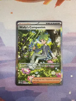Pokemon TCG Wally's Compassion 186/132 Me01: Mega Evolution Holo NM/M - Image 1