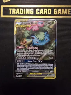 Venusaur & Snivy GX SM229 Sun & Moon Promo Holo Pokemon TCG - Image 2