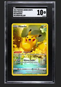 2023 Pokemon Sword And Shield Crown Zenith #GG30 Fa/Pikachu Crown Zenith PSA 10 - Image 1