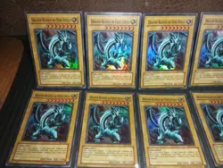 Vintage Yu-Gi-Oh TCG Card Lot Of 15 Holo Spanish Blue Eyes White Dragon DL1 S001 - Image 2