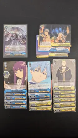 Lot Of 20 Weiss Schwarz Frieren Beyond Journeys End English Cards Trial Deck - Image 1