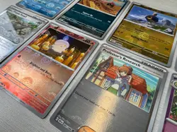 Lot of 8 Pokeball Pattern Halo Cards TCG - Black Bolt White Flare NM - Image 4