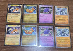 POKEMON TCG 2 Sets Of SCARLET & VIOLET 151 Cosmo Cosmic Holo Promos (8 Cards) - Image 1