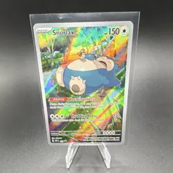 Pokemon TCG Snorlax 051 SVP Scarlet & Violet Promo Basic Beast Holo Card English - Image 1