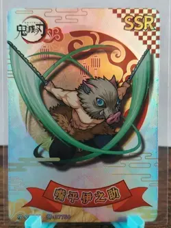 Demon Slayer Anime Card Inosuke Hashibira GM-SSR1-019 Foil - Image 1
