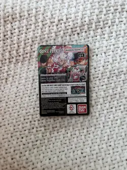 One Piece Monkey.D.Luffy College Basketball US Voyage Promo Card Ships Now! - Image 2
