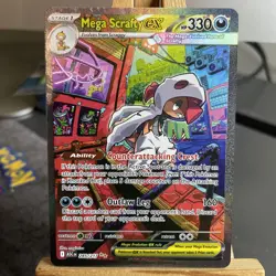 Pokemon TCG - Mega Scrafty EX SIR 285/217 - Ascended Heroes - pack Fresh NM-Mint - Image 2