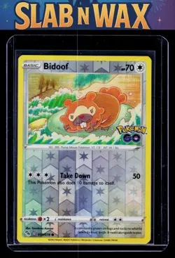 Pokemon tcg Pokemon GO Bidoof (Peelable Ditto) #059/078 - Image 1