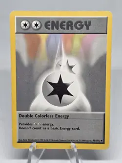 Pokemon TCG Double Colorless Energy - 96/102 Base Set 1999 Vintage WOTC Uncommon - Image 1