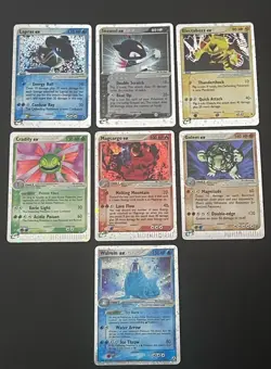 👀HUGE!!!! Beautiful Silver Border Ex Pokemon Lot. 6 E-Reader 1 Silver Border🏆 - Image 1