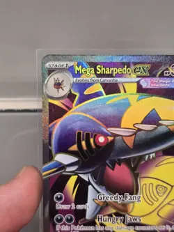 Pokemon TCG ME02: Phantasmal Flames 113/094 UR Mega Sharpedo ex NM - Image 2