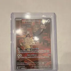Pokemon Team Rocket's Meowth 203/182 SV10 Destined Rivals Illustration Rare Holo - Image 1