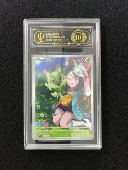 2025 Pokemon TCG S-Chinese CBB1C Sprigatito 0109/09 APH 10 FK84 - Image 1