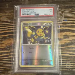 Pokemon Eevee 56/95 Call of Legends Reverse Holo 2011 PSA 7 - Image 1