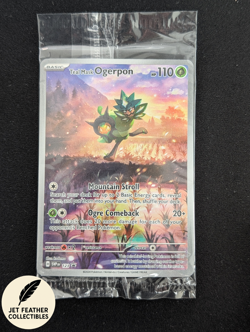 Teal Mask Ogerpon SVP 123 SEALED ETB Promo Twilight Masquerade Holo Pokemon - Image 1