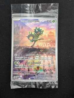 Teal Mask Ogerpon SVP 123 SEALED ETB Promo Twilight Masquerade Holo Pokemon - Image 2