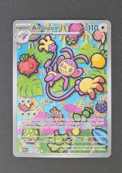 Pokemon TCG Ambipom 107/094 Me02: Phantasmal Flames Holo - Image 1