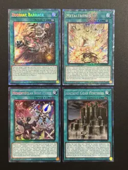 2024 YUGIOH RA03 1ST ED COLLECTORS RARE ZOODIAC BARRAGE NM BONUS SET - Image 1