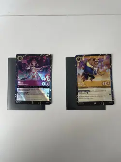 Lorcana Magical Places Promo BELLE Accomplished Mystic & BEAST Gracious Prince - Image 1